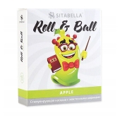 Стимулирующий презерватив-насадка Roll   Ball Apple - Sitabella - купить с доставкой в Ельце