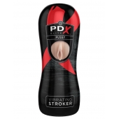 Мастурбатор-вагина Vibrating Pussy Stroker с вибрацией - Pipedream - в Ельце купить с доставкой