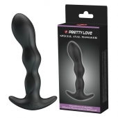 Черный анальный стимулятор простаты с вибрацией Special Anal Massager - 14,5 см. - Baile - в Ельце купить с доставкой