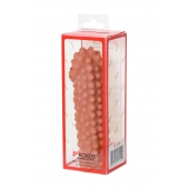 Телесная насадка на фаллос с бугорками KOKOS Extreme Sleeve 10 - 15,8 см. - KOKOS - в Ельце купить с доставкой