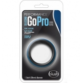 Черно-синее эрекционное кольцо Silicone Go Pro Cock Ring - Blush Novelties - в Ельце купить с доставкой