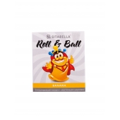 Стимулирующий презерватив-насадка Roll   Ball Banana - Sitabella - купить с доставкой в Ельце