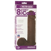 Насадка-реалистик Vac-U-Lock 8  ULTRASKYN Cock - 20,6 см. - Doc Johnson - купить с доставкой в Ельце
