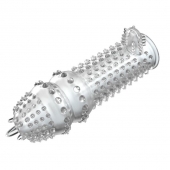Закрытая прозрачная насадка Crystal sleeve - 14,2 см. - Erowoman-Eroman - в Ельце купить с доставкой