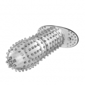 Закрытая прозрачная насадка Crystal sleeve - 12 см. - Erowoman-Eroman - в Ельце купить с доставкой