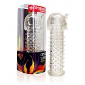 Закрытая прозрачная насадка на пенис Crystal Sleeve Faraon - 13,5 см. - Erowoman-Eroman - в Ельце купить с доставкой