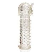 Закрытая прозрачная насадка на пенис Crystal Sleeve Faraon - 13,5 см. - Erowoman-Eroman - в Ельце купить с доставкой