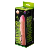 Фаллическая насадка на трусики харнесс - 17,5 см. - LOVETOY (А-Полимер) - купить с доставкой в Ельце