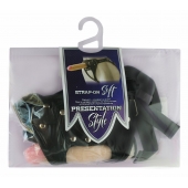 Черный пояс-трусики с двумя насадками Soft-Dolli - 16,5 и 10,5 см. - LOVETOY (А-Полимер) - купить с доставкой в Ельце