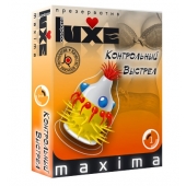 Презерватив LUXE Maxima  Контрольный Выстрел  - 1 шт. - Luxe - купить с доставкой в Ельце