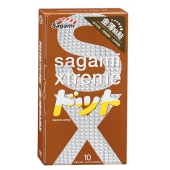 Презервативы Sagami Xtreme FEEL UP с точечной текстурой и линиями прилегания - 10 шт. - Sagami - купить с доставкой в Ельце