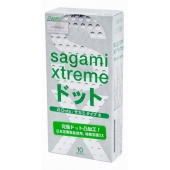 Презервативы Sagami Xtreme Type-E с точками - 10 шт. - Sagami - купить с доставкой в Ельце