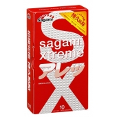 Утолщенные презервативы Sagami Xtreme Feel Long с точками - 10 шт. - Sagami - купить с доставкой в Ельце