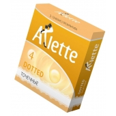 Презервативы Arlette Dotted с точечной текстурой - 3 шт. - Arlette - купить с доставкой в Ельце