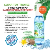 Очищающий спрей для игрушек CLEAR TOY Tropic - 100 мл. - Биоритм - купить с доставкой в Ельце
