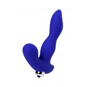 Синий силиконовый вибростимулятор простаты Stroman - 14,5 см. - ToyFa - в Ельце купить с доставкой