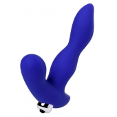 Синий силиконовый вибростимулятор простаты Stroman - 14,5 см. - ToyFa - в Ельце купить с доставкой