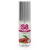 Смазка на водной основе S8 Flavored Lube со вкусом вишни - 50 мл. - Stimul8 - купить с доставкой в Ельце