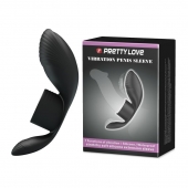 Черное кольцо на пенис с вибрацией Vibration Penis Sleeve - Baile - в Ельце купить с доставкой