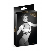 Черная упряжь на грудь Julia - Bijoux Pour Toi - купить с доставкой в Ельце