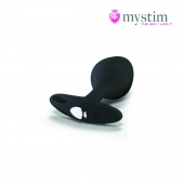Черная пробка Mystim Rocking Vibe S с возможностью подключения к электростимулятору - 9,7 см. - MyStim - купить с доставкой в Ельце
