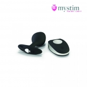 Черная пробка Mystim Rocking Vibe S с возможностью подключения к электростимулятору - 9,7 см. - MyStim - купить с доставкой в Ельце