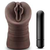 Коричневый мастурбатор-вагина Alexis - Blush Novelties - в Ельце купить с доставкой