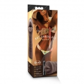 Коричневый мастурбатор-ротик Heather - Blush Novelties - в Ельце купить с доставкой
