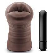 Коричневый мастурбатор-ротик Renee - Blush Novelties - в Ельце купить с доставкой