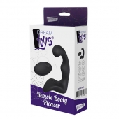 Черный вибромассажер простаты REMOTE BOOTY PLEASER - Dream Toys - в Ельце купить с доставкой