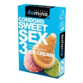 Презервативы для орального секса DOMINO Sweet Sex с ароматом мороженого - 3 шт. - Domino - купить с доставкой в Ельце