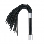 Черная плеть Easytoys Flogger With Metal Grip - 38 см. - Easy toys - купить с доставкой в Ельце