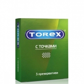 Текстурированные презервативы Torex  С точками  - 3 шт. - Torex - купить с доставкой в Ельце