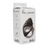 Черное эрекционное виброкольцо Pure Passion Sunset - Lola Games - в Ельце купить с доставкой