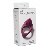 Бордовое эрекционное виброкольцо Pure Passion Sunset - Lola Games - в Ельце купить с доставкой