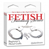 Металлические наручники Beginner s Metal Cuffs - Pipedream - купить с доставкой в Ельце