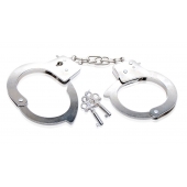 Металлические наручники Beginner s Metal Cuffs - Pipedream - купить с доставкой в Ельце