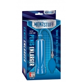 Синяя вакуумная помпа MENZSTUFF PENIS ENLARGER - Dream Toys - в Ельце купить с доставкой