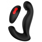 Черный вибромассажер простаты SWIRLING P-PLEASER - Dream Toys - в Ельце купить с доставкой