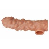 Насадка на фаллос с крупными бугорками EXTREME SLEEVE - 17,6 см. - KOKOS - в Ельце купить с доставкой