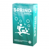 Презервативы SPRING BUBBLES с пупырышками - 12 шт. - SPRING - купить с доставкой в Ельце