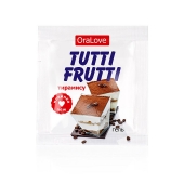 Пробник гель-смазки Tutti-frutti со вкусом тирамису - 4 гр. - Биоритм - купить с доставкой в Ельце