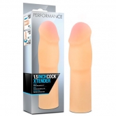 Телесная насадка-удлинитель на пенис PERFORMANCE 1.5INCH COCK XTENDER - 16 см. - Blush Novelties - в Ельце купить с доставкой