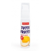 Гель-смазка Tutti-frutti со вкусом сочной дыни - 30 гр. - Биоритм - купить с доставкой в Ельце