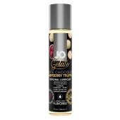 Лубрикант с ароматом трюфелей из белого шоколада и малины JO GELATO WHITE CHOCOLATE RASPBERRY TRUFFLE - 30 мл. - System JO - купить с доставкой в Ельце