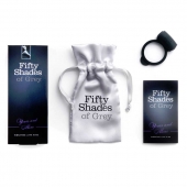 Темно-серое эрекционное кольцо Vibrating Love Ring с вибрацией - Fifty Shades of Grey - в Ельце купить с доставкой