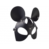 Черная кожаная маска  Мышка - Sitabella - купить с доставкой в Ельце
