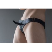 Черные трусики Better с анальной насадкой - 8 см. - Lola Games - купить с доставкой в Ельце