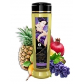 Массажное масло Libido Exotic Fruits с ароматом экзотических фруктов - 240 мл. - Shunga - купить с доставкой в Ельце