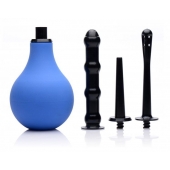 Анальный душ с 3 насадками Premium One-way Valve Anal Douche Set - XR Brands - купить с доставкой в Ельце